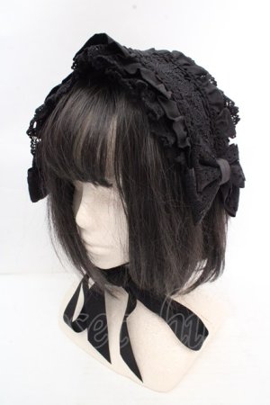 画像: ALICE and the PIRATES / ミランダヘッドドレス  クロ O-26-03-12-005-PA-AC-IG-OS