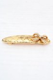 画像1: PINK HOUSE / リボンモチーフバレッタ  ゴールド O-26-03-12-047-LO-AC-OW-OS (1)