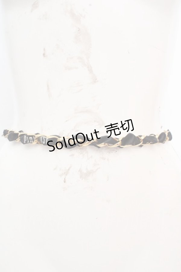 画像4: PINK HOUSE / リボンモチーフ使いチェーンベルト  ゴールド O-26-03-12-049-LO-ZA-OW-OS (4)