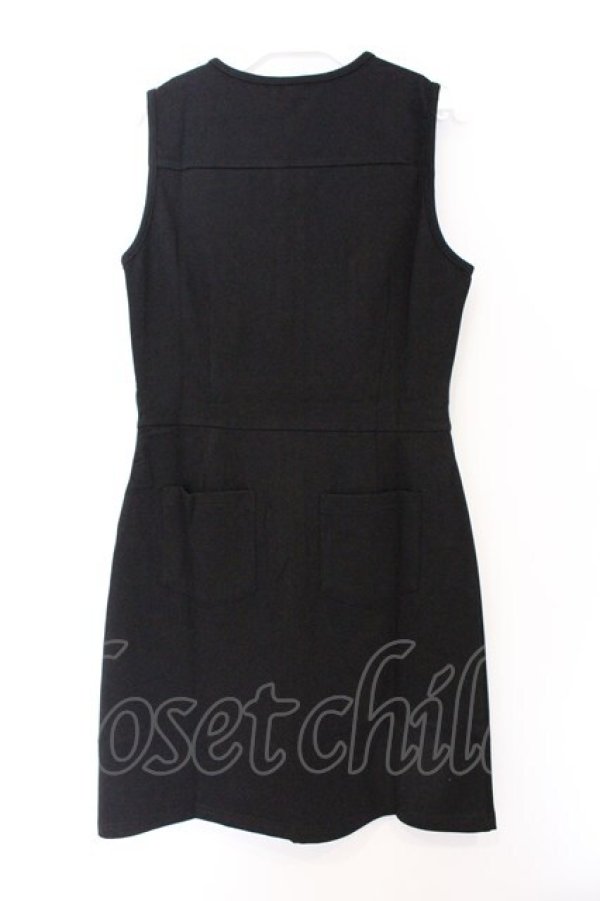 画像3: NieR Clothing / ノースリーブワンピース  ブラック×ライトインディゴ O-26-03-12-1030-PU-TO-IG-OS (3)