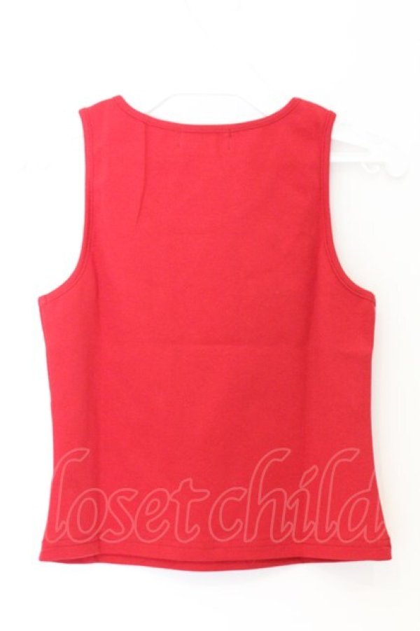 画像3: NieR Clothing / プリントタンクトップ  レッド×ブラック O-26-03-12-1037-PU-TO-IG-OS (3)
