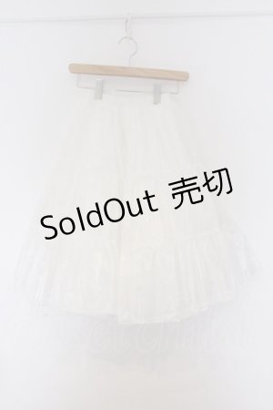 画像: Wunderwelt / オリジナルふわふわロングパニエ  シロ O-26-03-12-1047-EL-SK-IG-OS