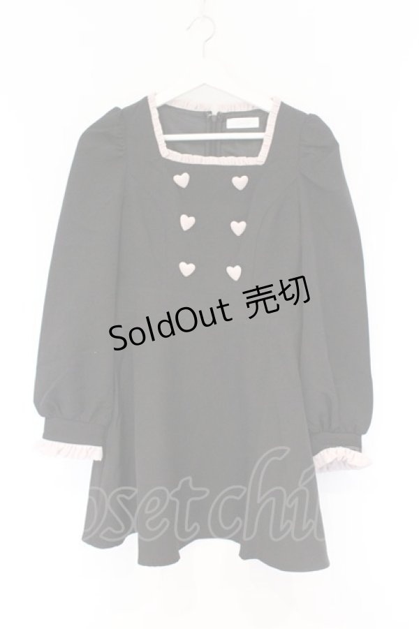 画像1: pium / 2026 NEW YEAR'S BAG OUTER SET B ワンピース単品  クロ×ピンク O-26-03-12-1051-0-OP-IG-OS (1)