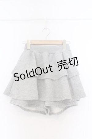 画像: evelyn / ロゴビジュースウェットセット ボトムス単品  グレー O-26-03-12-1053-LO-SK-IG-OS