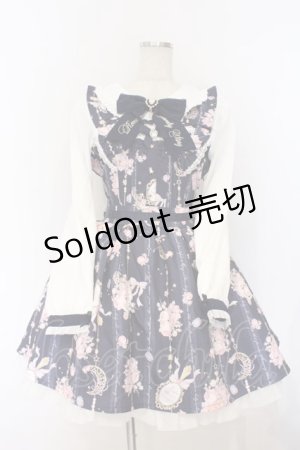 画像: LIZ LISA / ジュエリー柄ワンピース M ネイビー O-26-03-12-1006-LO-OP-IG-OS