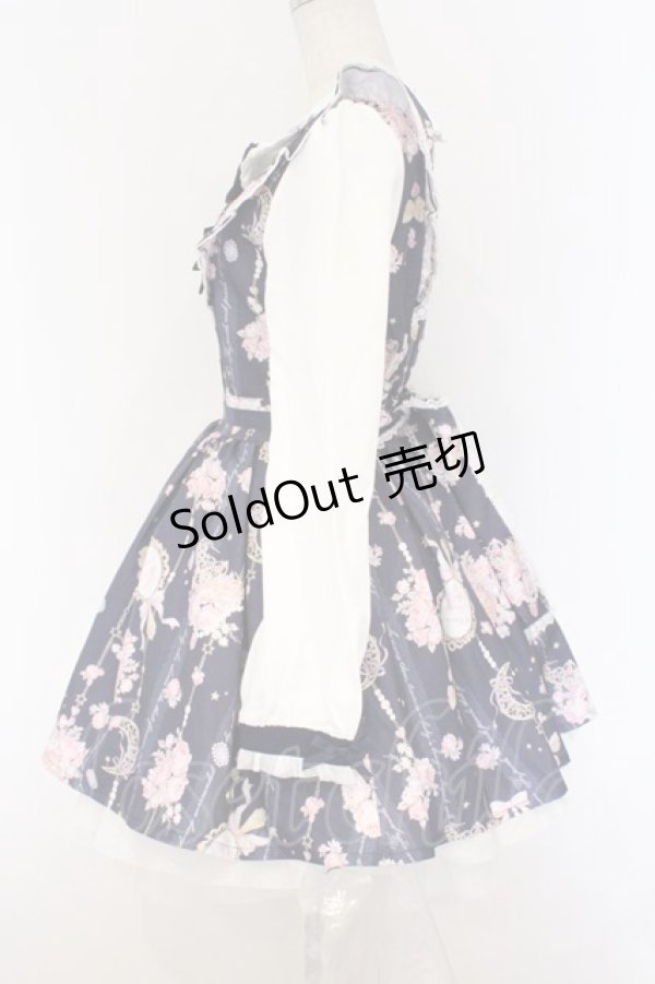 画像3: LIZ LISA / ジュエリー柄ワンピース M ネイビー O-26-03-12-1006-LO-OP-IG-OS (3)