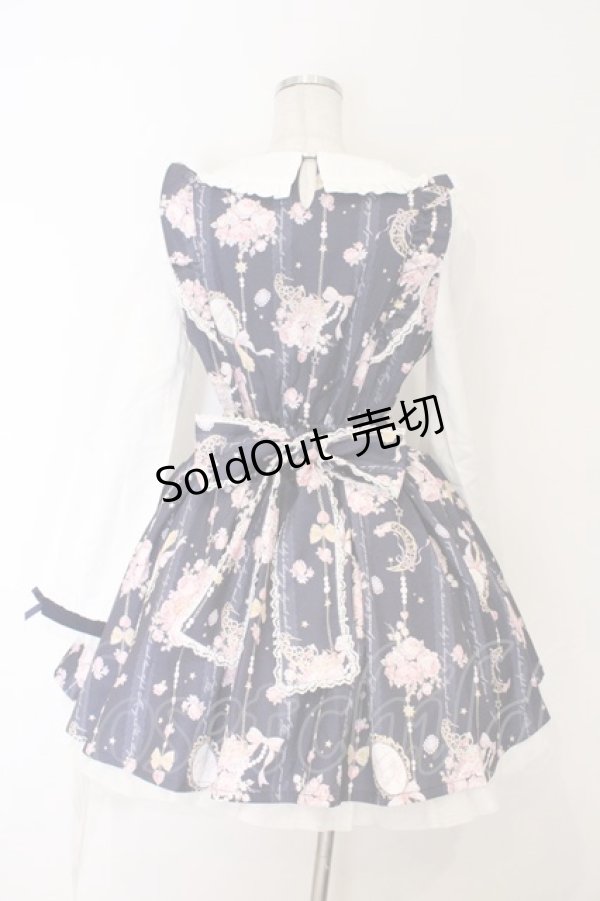 画像4: LIZ LISA / ジュエリー柄ワンピース M ネイビー O-26-03-12-1006-LO-OP-IG-OS (4)