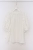 画像1: Maison de minette / frill sleeve blouse(フリルスリーブブラウス) M シロ O-26-03-12-1017-LO-BL-IG-OS (1)