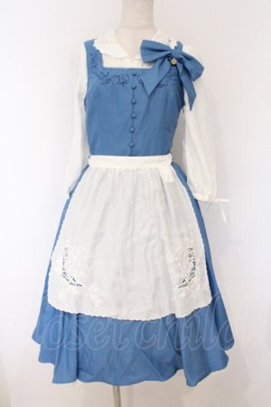 画像: Secret Honey / Little town Dress （Beauty and the Beast ver. ドレス 8 ブルー×ホワイト O-26-03-12-1003-CA-OP-IG-OS