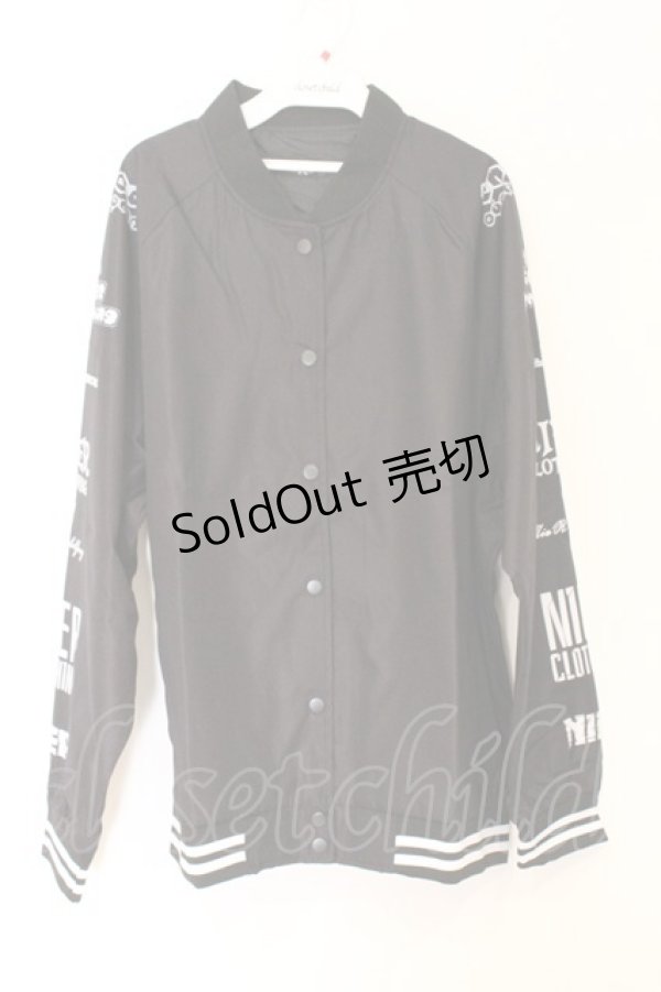 画像1: NieR Clothing / 内ポケット付き高品質 BLOUSON JACKET【GAS MASK】 ジャケット  ブラック O-26-03-12-1023-PU-JA-IG-OS (1)