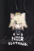 画像2: NieR Clothing / プリントパーカー  ブラック ビットキャラクター O-26-03-12-1026-PU-TO-IG-OS (2)
