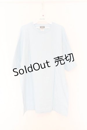 画像: NieR Clothing / プリントTシャツ XL サックス　バックガールプリント O-26-03-12-1028-PU-TS-IG-OS