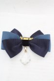 画像3: Enchantlic Enchantilly / クリアモチーフリボンブローチ  ネイビー O-26-03-12-025-LO-AC-OW-OS (3)