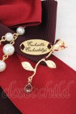 画像3: Enchantlic Enchantilly / 宝石箱パールリボンブローチ〜私の為の一輪の薔薇〜  アカ×ボルドー O-26-03-12-028-LO-AC-OW-OS (3)