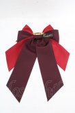 画像4: Enchantlic Enchantilly / 宝石箱パールリボンブローチ〜私の為の一輪の薔薇〜  アカ×ボルドー O-26-03-12-028-LO-AC-OW-OS (4)