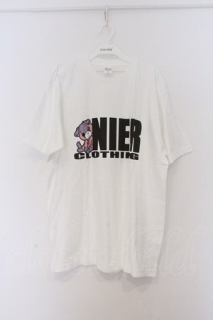 画像: NieR Clothing / プリントTシャツ XL ホワイト×ちゃむちゃむ O-26-03-13-032-PU-TS-OW-OS
