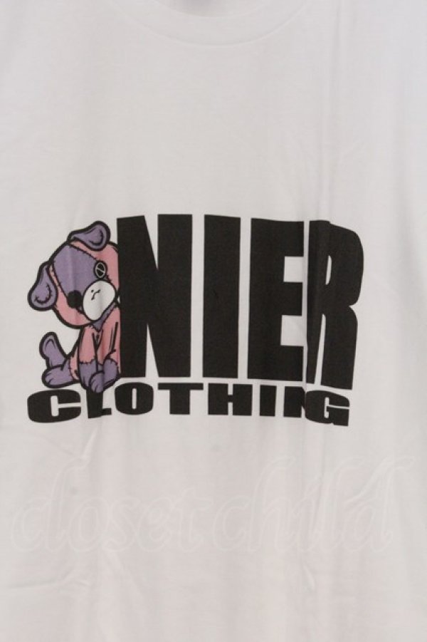 画像2: NieR Clothing / プリントTシャツ XL ホワイト×ちゃむちゃむ O-26-03-13-032-PU-TS-OW-OS (2)