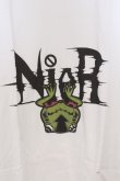 画像2: NieR Clothing / プリントTシャツ XL ホワイト×ブル君 O-26-03-13-033-PU-TS-OW-OS (2)