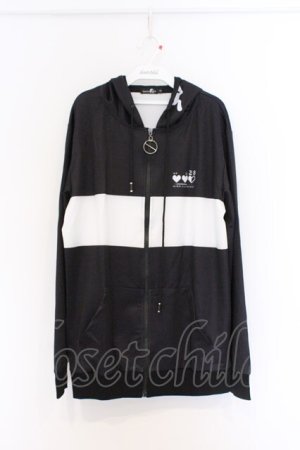 画像: NieR Clothing / 転写ZIPパーカー F ブラック×NieRちゃんバックプリント O-26-03-13-035-PU-TO-OW-OS