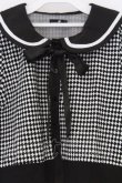 画像2: NieR Clothing / ダイヤ柄セーラーカーディガン F ブラック O-26-03-13-037-PU-TO-OW-OS (2)