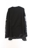 画像3: NieR Clothing / プリントカットソー XL ブラック×袖プリント O-26-03-13-040-PU-TO-OW-OS (3)