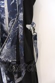 画像3: Qutie Frash / 後ろロングチャイナベスト  ネイビー×シルバー O-26-03-13-003-QU-TO-OW-OS (3)