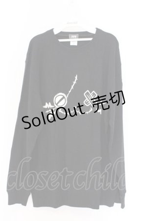 画像: NieR Clothing / プリントトレーナー 2XL ブラックミケ O-26-03-13-051-PU-TO-OW-OS