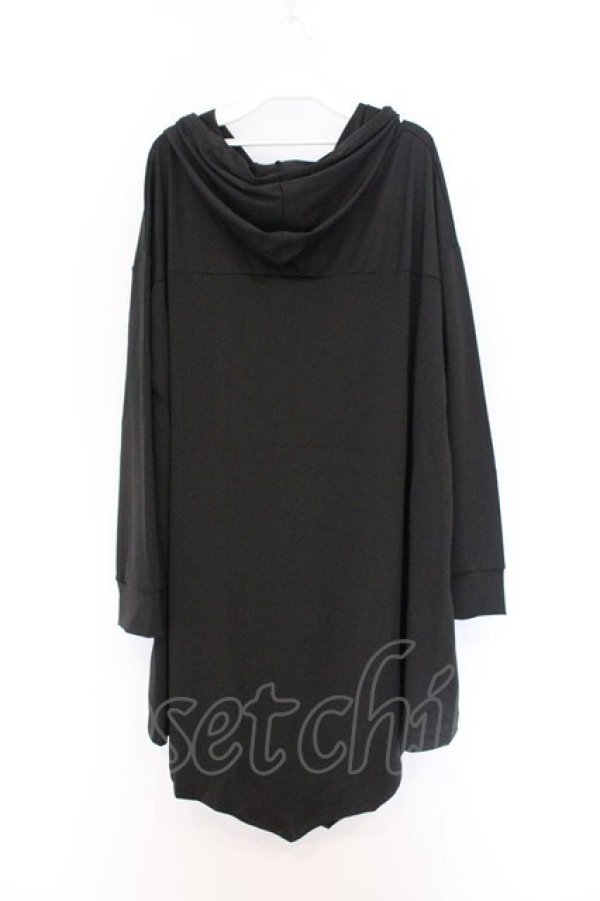 画像2: NieR Clothing / 変型LONG HALF ZIP PULLOVER　プルオーバー F ブラック O-26-03-13-053-PU-TO-OW-OS (2)