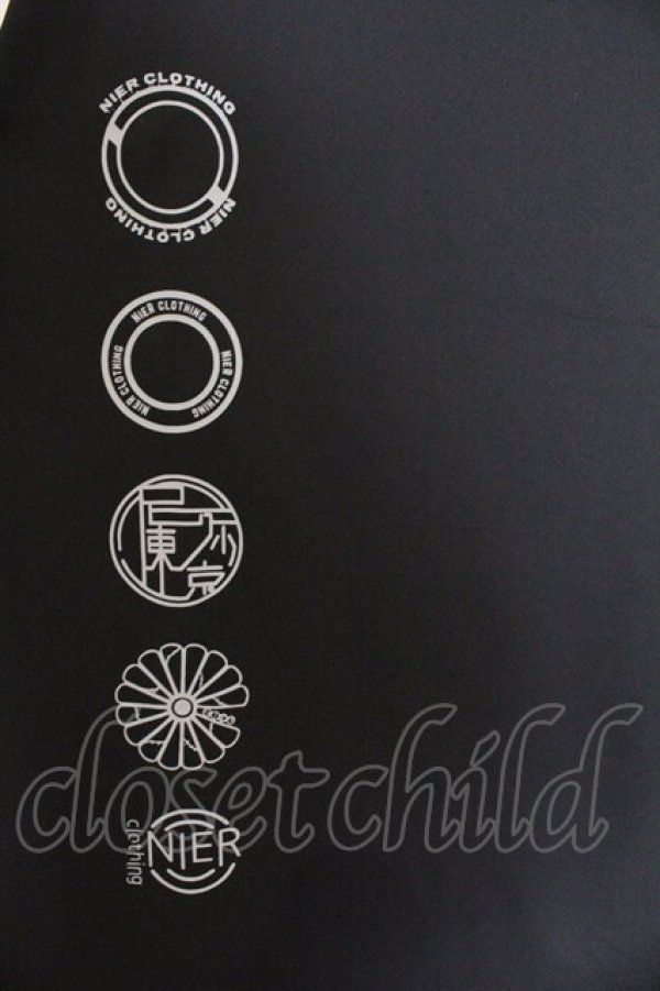 画像3: NieR Clothing / 変型LONG HALF ZIP PULLOVER　プルオーバー F ブラック O-26-03-13-053-PU-TO-OW-OS (3)