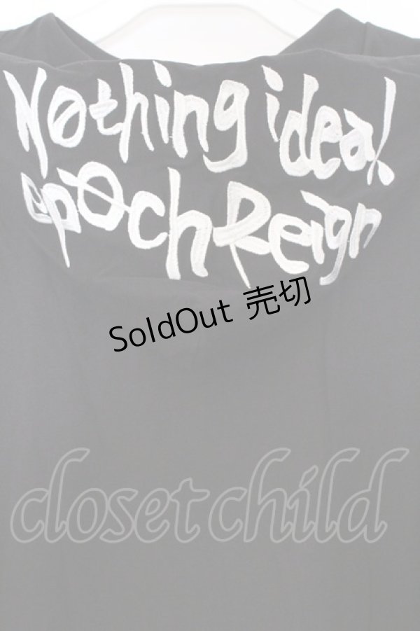 画像2: NieR Clothing / 刺繍入りバイカラーパーカー F ブラック×カーキグリーン O-26-03-13-056-PU-TO-OW-OS (2)