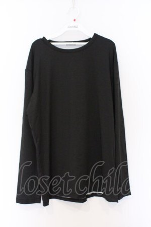 画像: NieR Clothing / 総柄転写カットソー F ブラック×擬人化バックプリント O-26-03-13-058-PU-TO-OW-OS