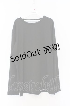 画像: NieR Clothing / 総柄転写カットソー F ブラック×擬人化バックプリント O-26-03-13-058-PU-TO-OW-OS