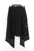 画像3: NieR Clothing / Dカン&ハトメ付きASYMMETRY SKIRT　スカート F ブラック O-26-03-13-059-PU-SK-OW-OS (3)