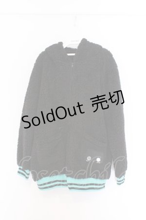 画像: NieR Clothing / シエルボアパーカー F ブラック O-26-03-13-060-PU-TO-OW-ZT452
