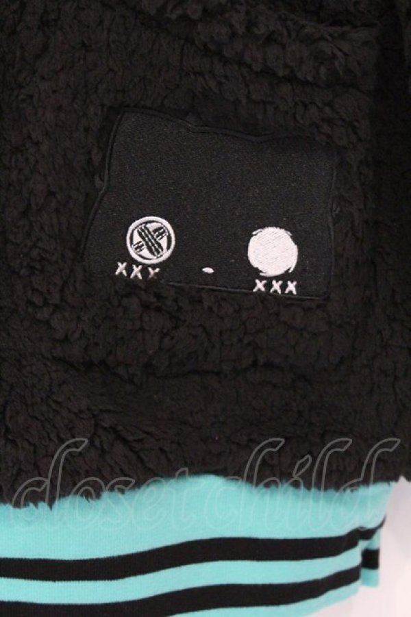 画像2: NieR Clothing / シエルボアパーカー F ブラック O-26-03-13-060-PU-TO-OW-OS (2)