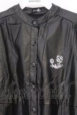 画像2: NieR Clothing / PUレザージャケット F ブラック O-26-03-13-061-PU-JA-OW-OS (2)