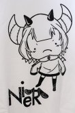 画像2: NieR Clothing / プリントトレーナー XL ホワイト×デビルガール O-26-03-13-062-PU-TO-OW-OS (2)
