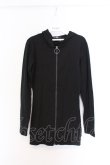 画像1: NieR Clothing / バックレースアップパーカー F ブラック O-26-03-13-063-PU-TO-OW-OS (1)