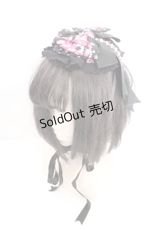 画像1: Angelic Pretty / レディローズキャノティエ  クロ×ピンク O-26-03-13-1001-AP-AC-IG-OS (1)