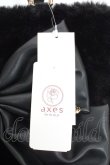 画像2: axes femme / リボンデザインファーバッグ  クロ O-26-03-13-1037-AX-BG-OW-OS (2)