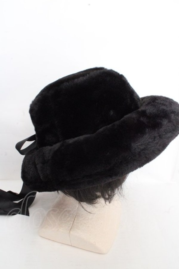 画像4: uf / ブラックエクリプス　ファーハット  ブラック O-26-03-13-1040-EL-AC-OW-OS (4)