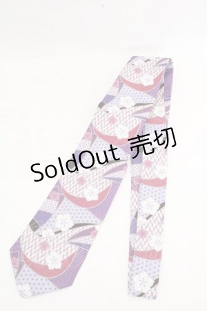 画像: AXES-X / ＭＩＸ柄ネクタイ  パープル O-26-03-13-1015-LO-ZA-OW-ZT0315M