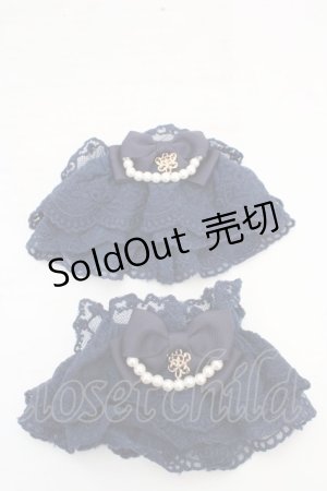 画像: axes femme kawaii / レーシーお袖留め  ネイビー O-26-03-13-1018-AX-ZA-OW-OS