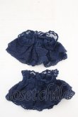 画像2: axes femme kawaii / レーシーお袖留め  ネイビー O-26-03-13-1018-AX-ZA-OW-OS (2)