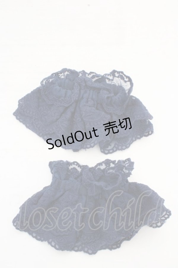 画像2: axes femme kawaii / レーシーお袖留め  ネイビー O-26-03-13-1018-AX-ZA-OW-OS (2)