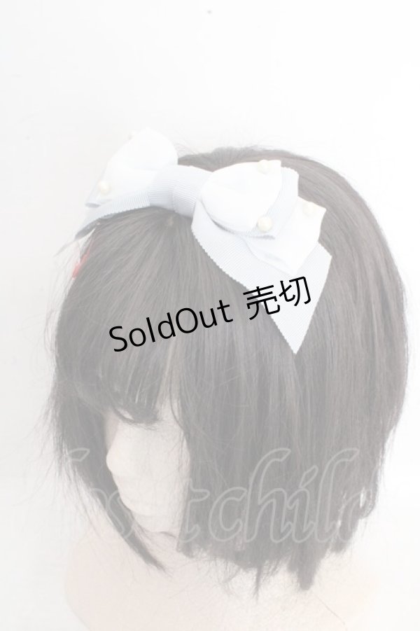 画像1: Melody BasKet / fraisier horie1周年リボンクリップ  サックス O-26-03-13-1021-LO-AC-OW-OS (1)