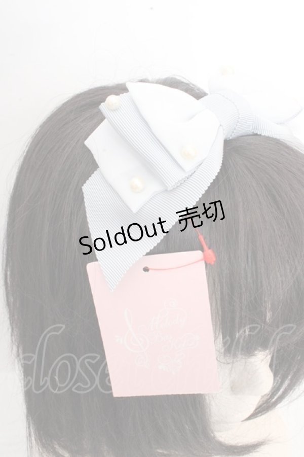 画像2: Melody BasKet / fraisier horie1周年リボンクリップ  サックス O-26-03-13-1021-LO-AC-OW-OS (2)