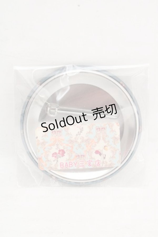 画像2: ALICE and the PIRATES / クリスの百鬼夜行〜宵に咲き誇る妖の華〜柄おばけクリス缶バッジ  グリーン系 O-26-03-13-1023-PA-ZA-OW-OS (2)