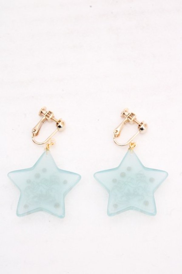 画像3: BABY,THE STARS SHINE BRIGHT / Kira Kira Halloweenイヤリング  サックス O-26-03-13-1027-BA-BL-IG-OS (3)
