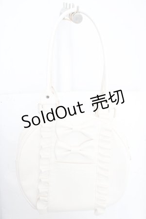 画像: axes femme kawaii / ツインリボンラウンドバッグ  キナリ O-26-03-13-1031-AX-BG-OW-ZT0315M